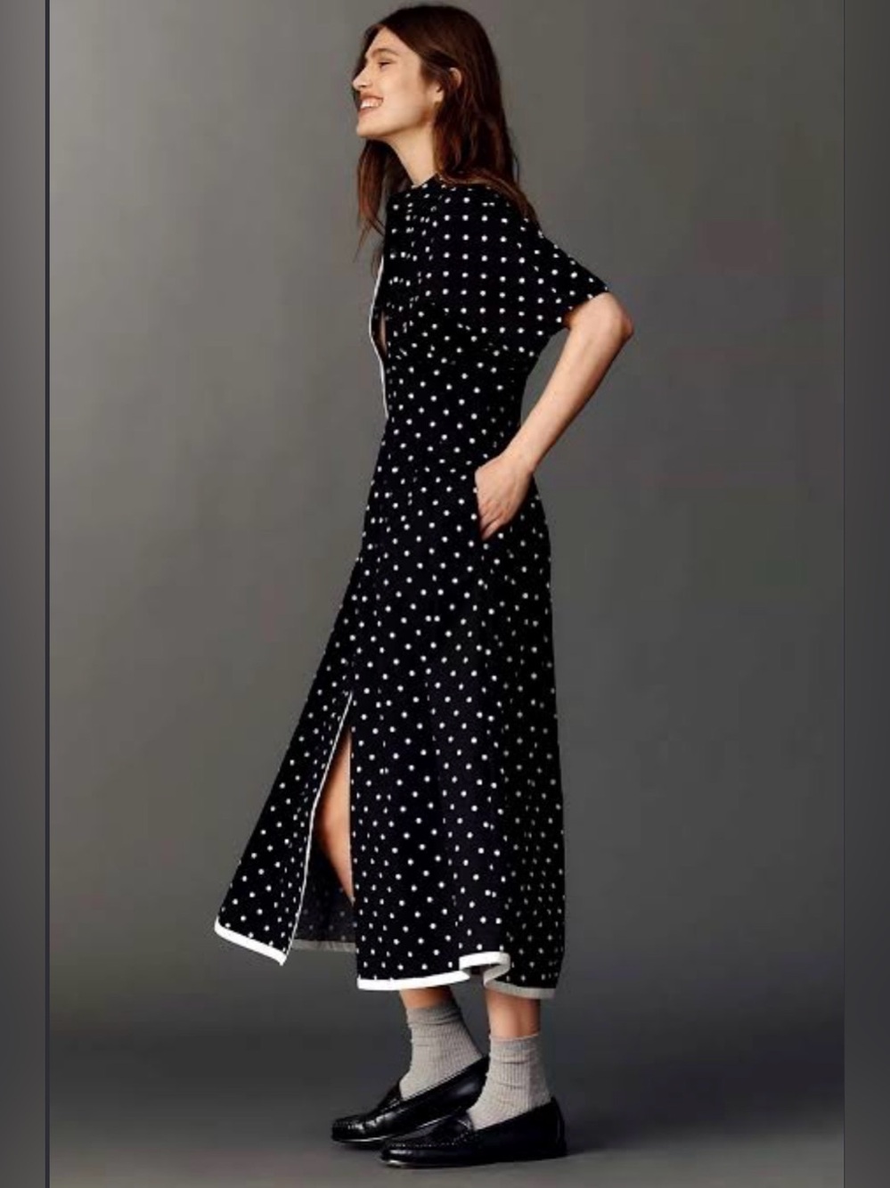 Anthropologie The Tobie Shirt Dress by Exquise Size M - Picture 4 of 9